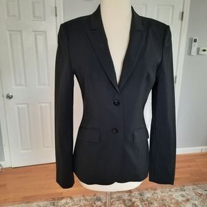 Boss black wool blazer jacket